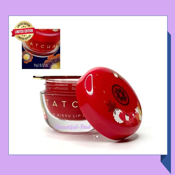 Tatcha KISSU Red Camellia Lip Mask Limited Edition 9g NIB FIRM! - Picture 1 of 5